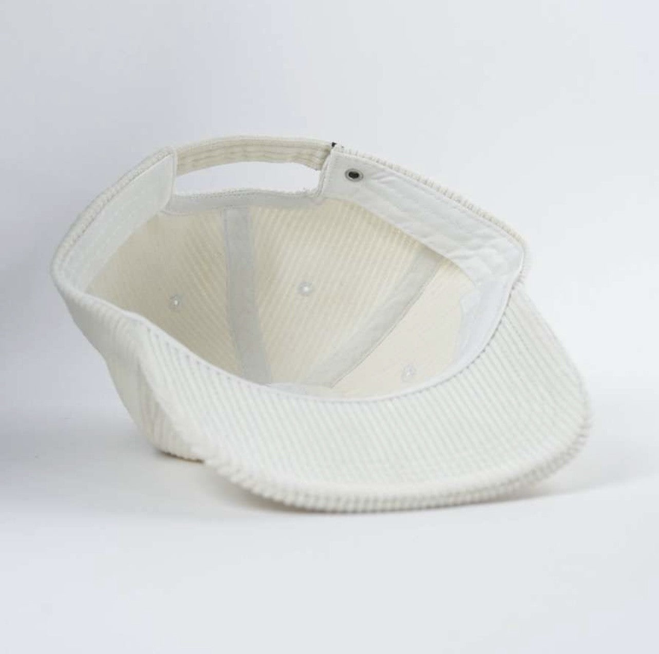 White Corduroy Cap